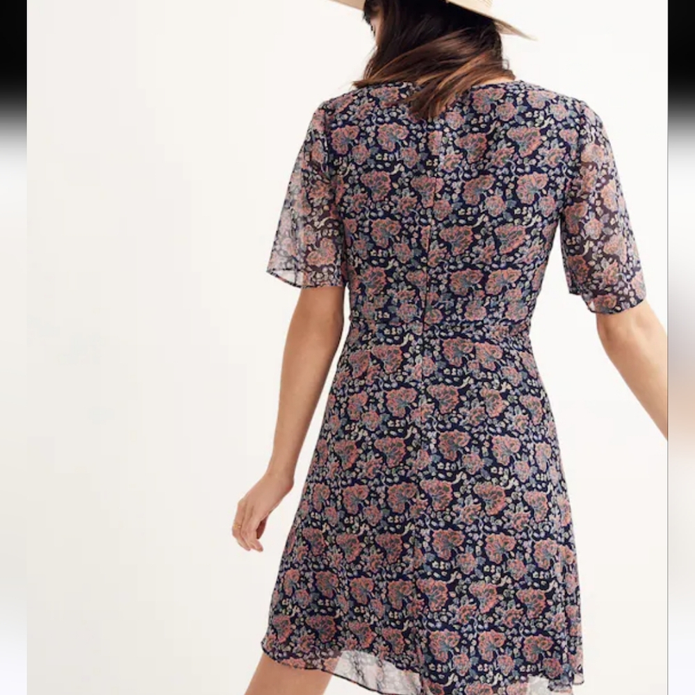 Madewell Multicolor Floral Mini Dress - Picture 2 of 9